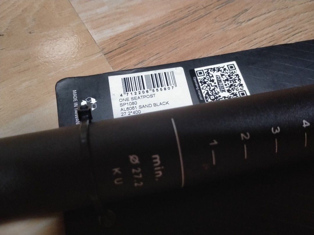 CONTROLTECH ONE SEATPOST 27.2 X 400MM (Category: Bicycles) located in Cabuyao City. Submitted by Bike_Clothing10 (Listing ID 1470878913, Image 3). Description: READ FIRST... FOR SALE: CONTROLTECH ONE SEATPOST 27.2 X 400MM Brandnew Below SRP PRICE: 1750 Fixed + SF PICK UP OR SHIPPING ONLY LOC: Cabuyao Laguna -NO COD/COP- 📩PM FOR INQUIRIES..