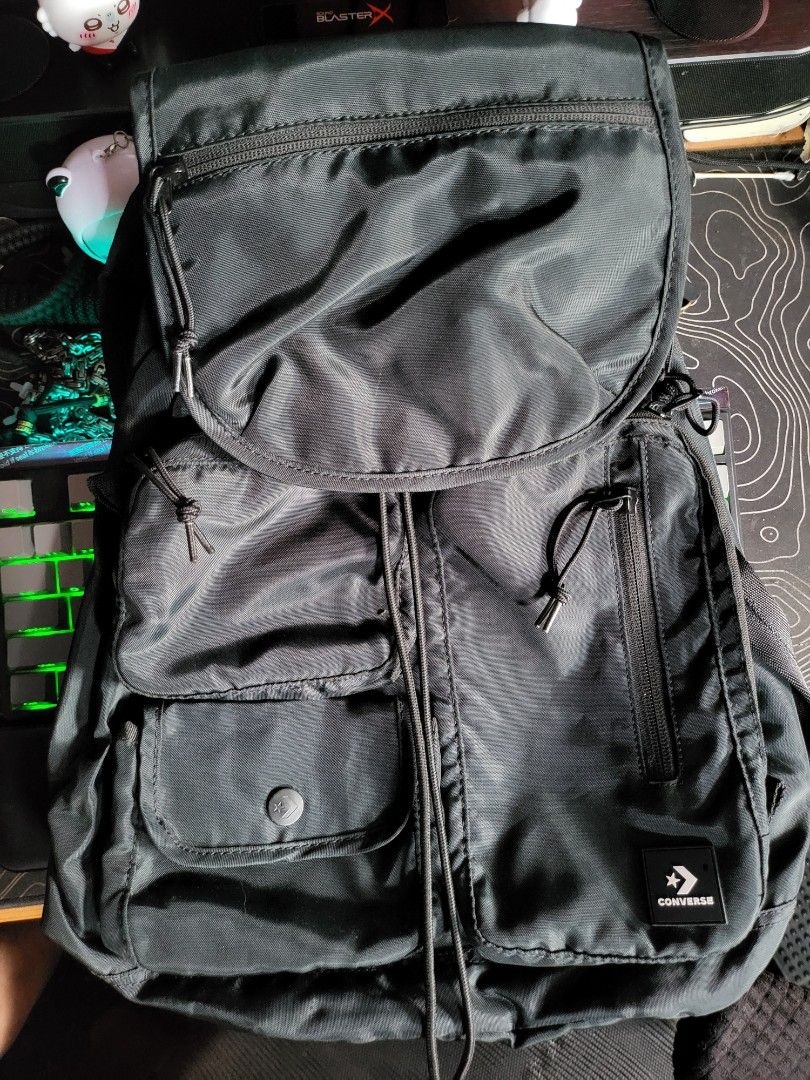 Converse Utility Backpack (Category: Backpacks) located in Quezon City. Submitted by yaomarvic (Listing ID 1470852174, Image 1). Description: Converse backpack! Good as new, only used it twice. Won't fit my new work laptop which is a laps on my judgement so I have no use for it now. Negotiable..
