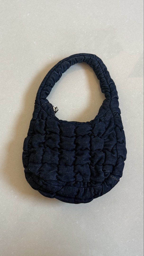 COS Quilted Micro Bag in Dark Blue Denim (Category: Purses & Pouches) located in Cordova. Submitted by thedecluterrer (Listing ID 1470788557, Image 3). Description: .