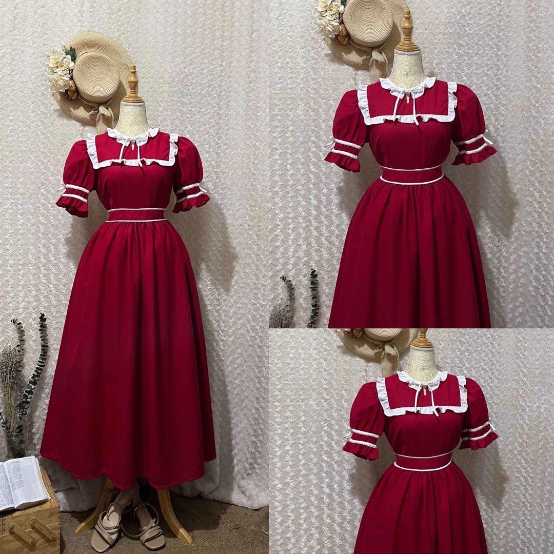 Customized Virtuous Clothing Dress (Category: Dresses) located in Botolan. Submitted by thebookishmomlibrary (Listing ID 1470870461, Image 1). Description: This is a customized dress from a local brand Virtuous Clothing. Used twice only. Has back zipper, pocket and waist tie. Excellent condition. Size: Medium-Large Bust up to 38 Waist up to 34 with waist tie FREE SHIPPING .