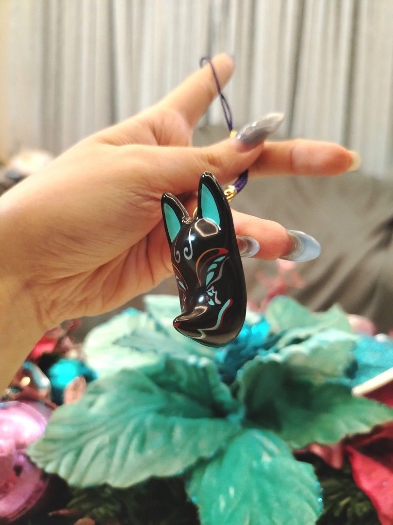 Daikyoya Hannari Netsuke Kitsune Fox Mask Keychain Charm (Category: Other Merchandise) located in San Fernando. Submitted by jpmarketplace2023 (Listing ID 1470843274, Image 2). Description: 💚 All items are authentic from Japan. 💛 MOP: GCash (❌️ GCash Protect) 🩵 MOD: LBC only (❌️ S. Checkout, COD, COP) 💙 Meet-up: Vista Mall, San Fernando, Pampanga 💜 All items are on-hand. 🧡 First to pay gets the item first. ❤️ Breakable items are packed with
