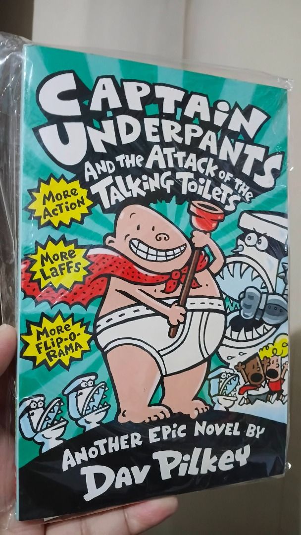 DAV PILKEY'S CAPTAIN UNDERPANTS - PB (5 BOOKS) (Category: Children's Books) located in Cagayan de Oro. Submitted by crome2024 (Listing ID 1470891744, Image 1). Description: .