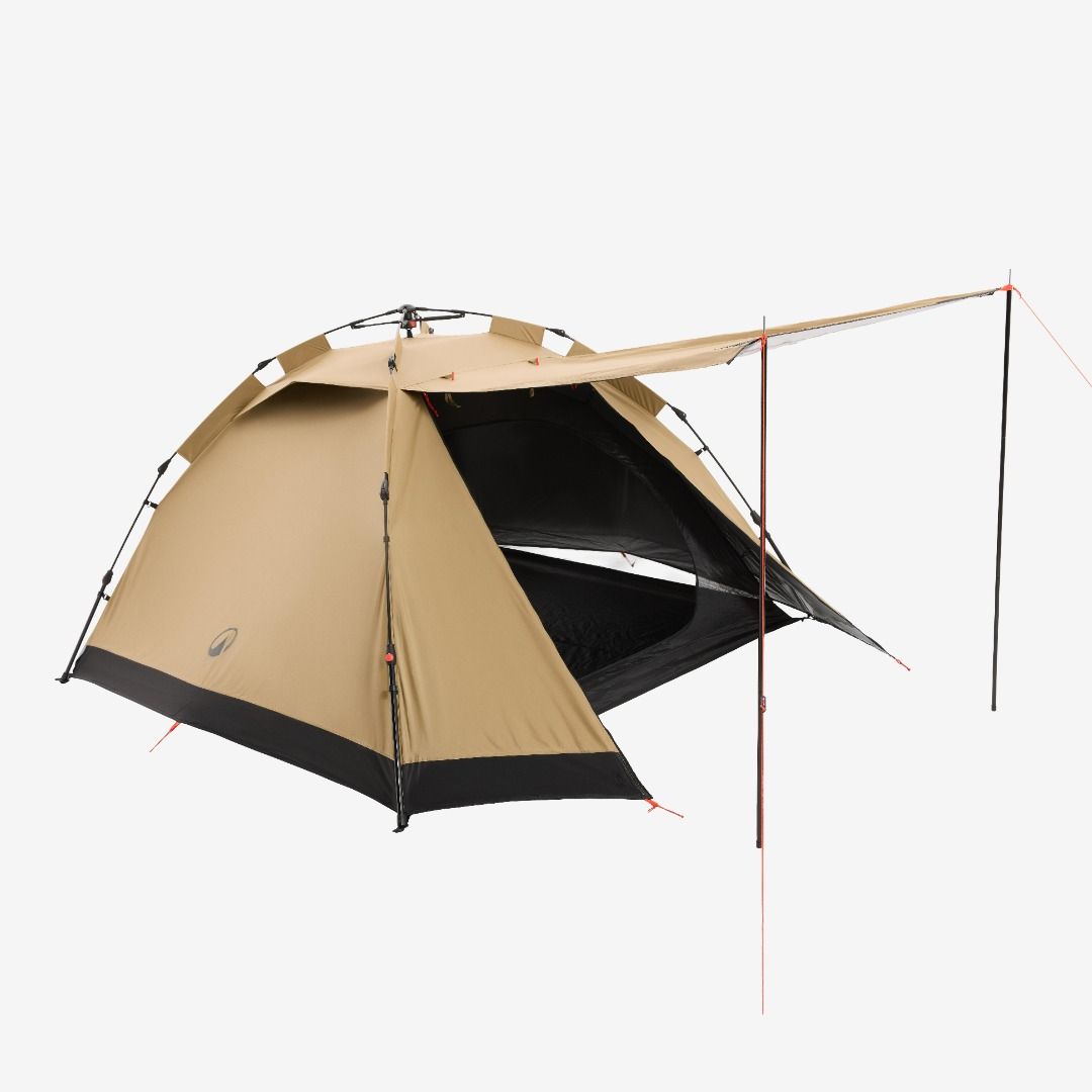 Decathlon Easy Arpenaz 3 Mesh Brown Tent (Category: Hiking & Camping) located in Muntinlupa City. Submitted by lokalthriftsco. (Listing ID 1470858831, Image 1). Description: 2 Person Capacity Used 2 times Complete. No issue Negotiable.