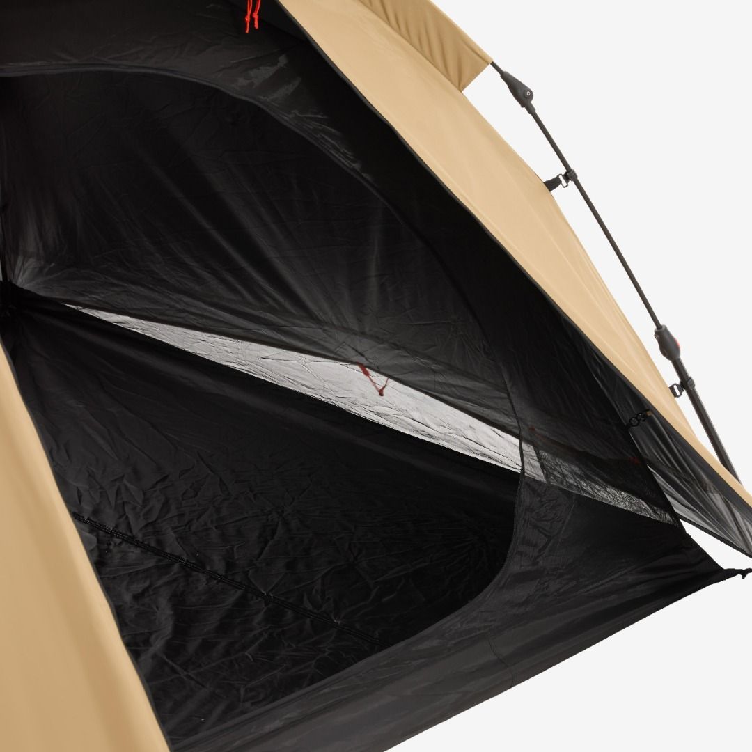 Decathlon Easy Arpenaz 3 Mesh Brown Tent (Category: Hiking & Camping) located in Muntinlupa City. Submitted by lokalthriftsco. (Listing ID 1470858831, Image 3). Description: 2 Person Capacity Used 2 times Complete. No issue Negotiable.