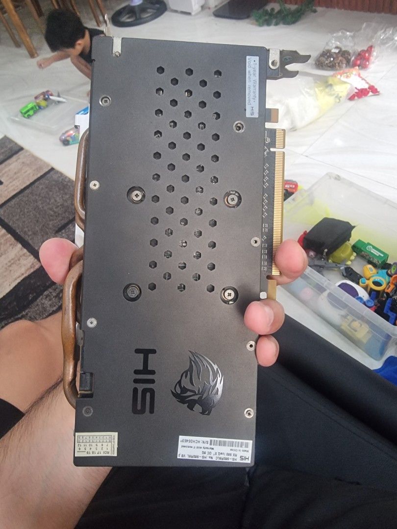 DEFECTIVE GPU RX 580 8GB (Category: Computer Parts) located in Meycauayan. Submitted by johnmark0925951 (Listing ID 1470793850, Image 1). Description: no power no display all after cleaning pick up sa bahay or lalamove loc. valenzuela.