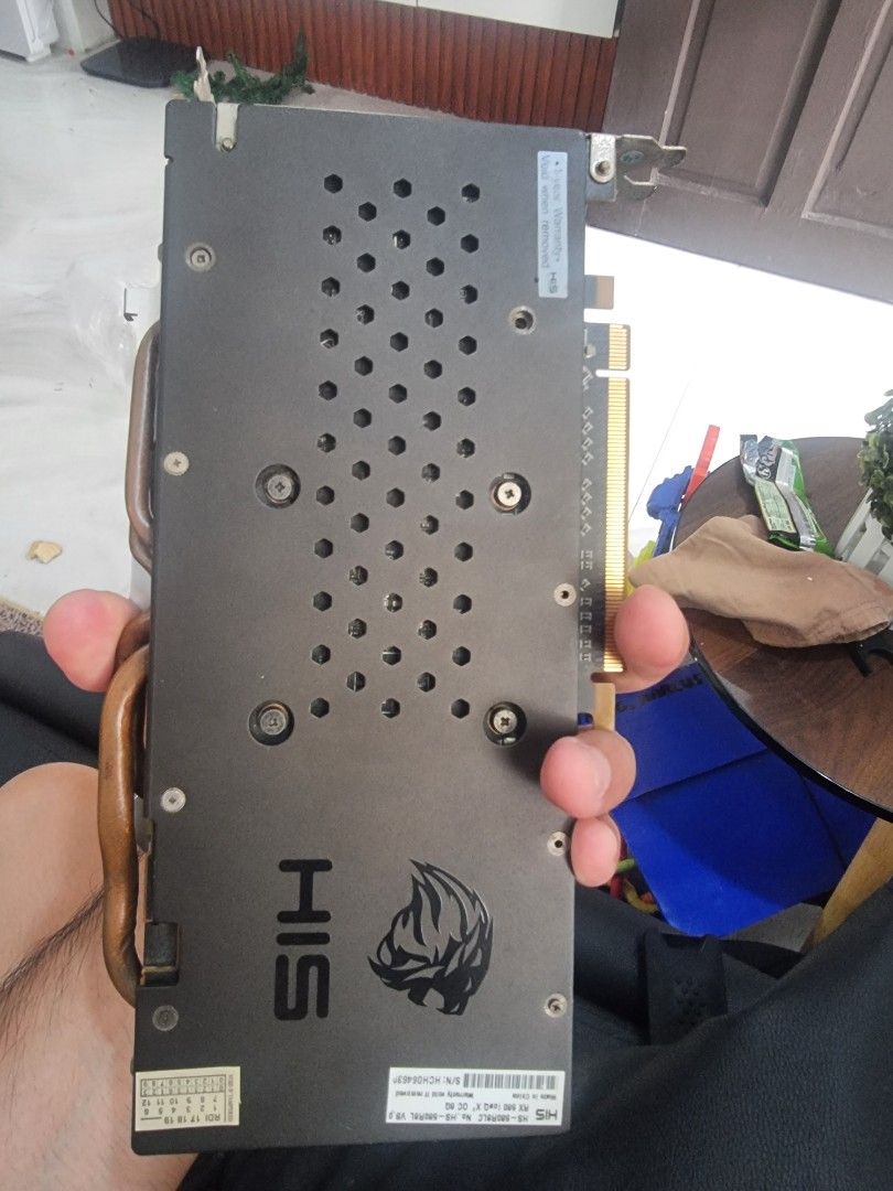 DEFECTIVE GPU RX 580 8GB (Category: Computer Parts) located in Meycauayan. Submitted by johnmark0925951 (Listing ID 1470793850, Image 2). Description: no power no display all after cleaning pick up sa bahay or lalamove loc. valenzuela.