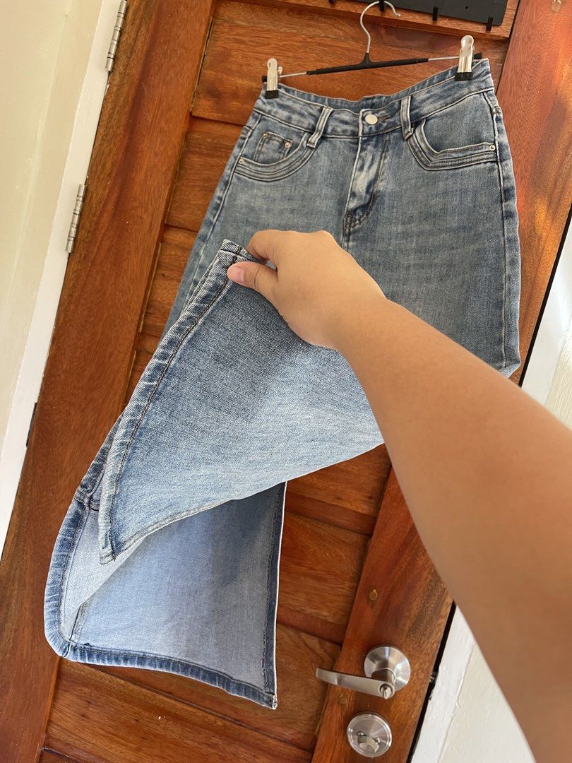 Denim Maxi Skirt (Category: Skirts) located in Baler. Submitted by declutterwithrhys (Listing ID 1470801043, Image 2). Description: FOR SALE (PLEASE MAKE READING A HABIT) DENIM MAXI SKIRT COLOR LIGHT BLUE IN EXCELLENT CONDITION CAN FIT SIZE 24 TO 26 WAISTLINE LENGTH 31 INCHES BACK SLIT 11 INCHES SOFT DENIM STRETCHABLE WITH SIDE POCKETS (FRONT AND BACK) WORKING ANG ZIPPER AND BUTONES COLOR RATE 9.5/10 WASHED AND READY TO WEAR KINDLY CHECK THE PHOT