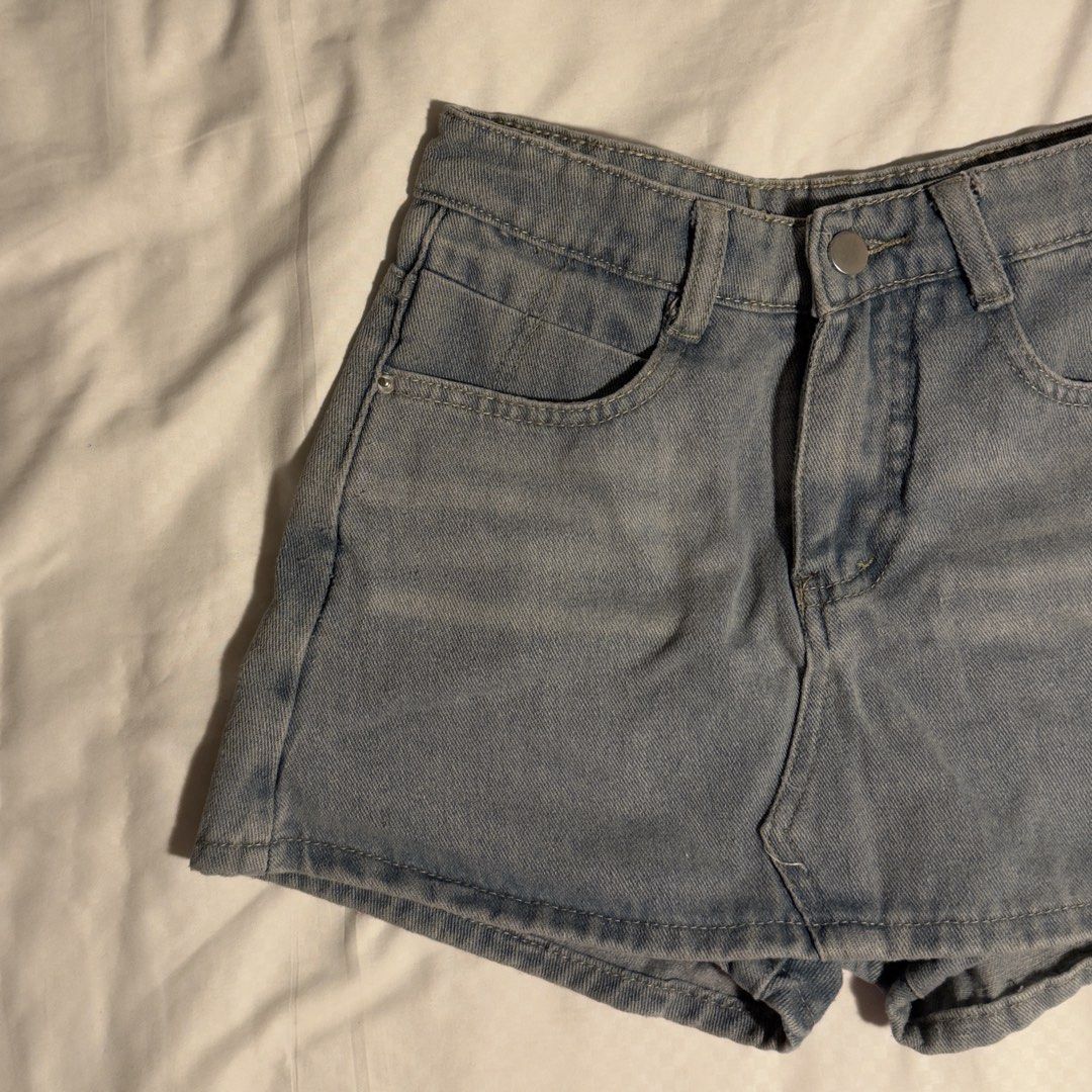 Denim Skort (Category: Skirts) located in Manila. Submitted by shopmakii (Listing ID 1470892502, Image 1). Description: - Size: Small - Condition: Well loved! - Perfect for a girls day out.