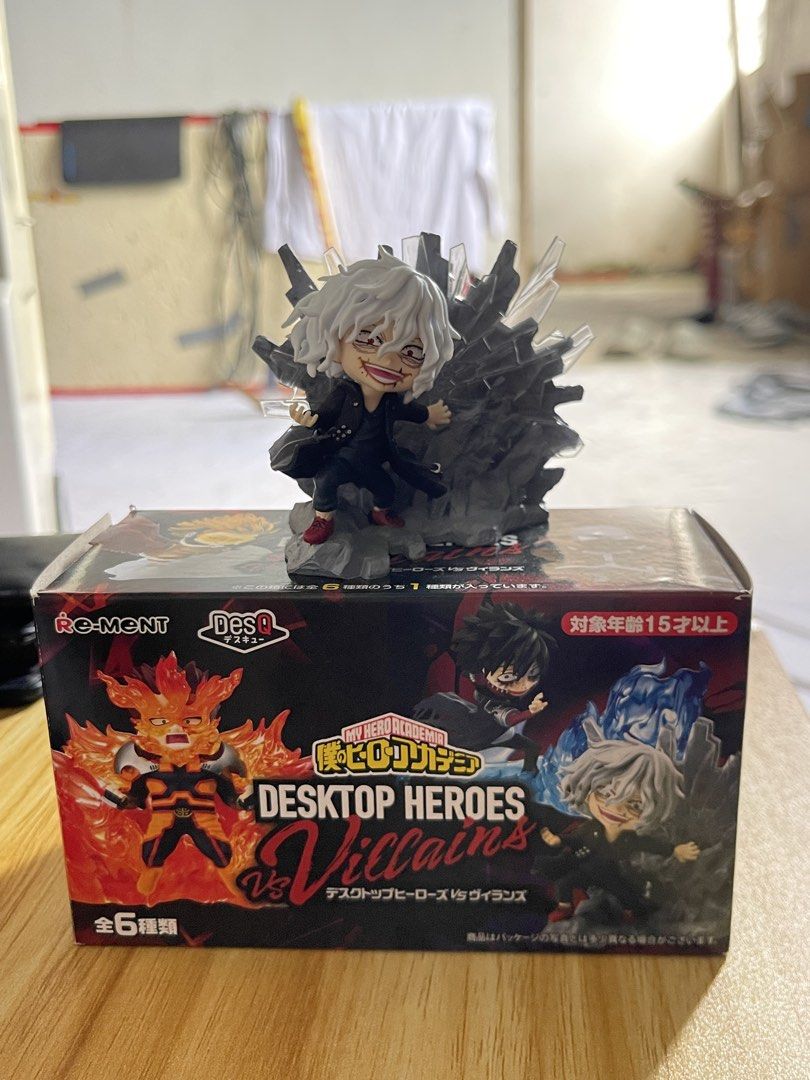 Desktop Heroes MHA - Shigaraki (Category: Figurines & Statues) located in Manila. Submitted by lalalalaa23 (Listing ID 1470793042, Image 1). Description: BIB Fixed Price 📍Mandaluyong Deliver via lalamove/grab.
