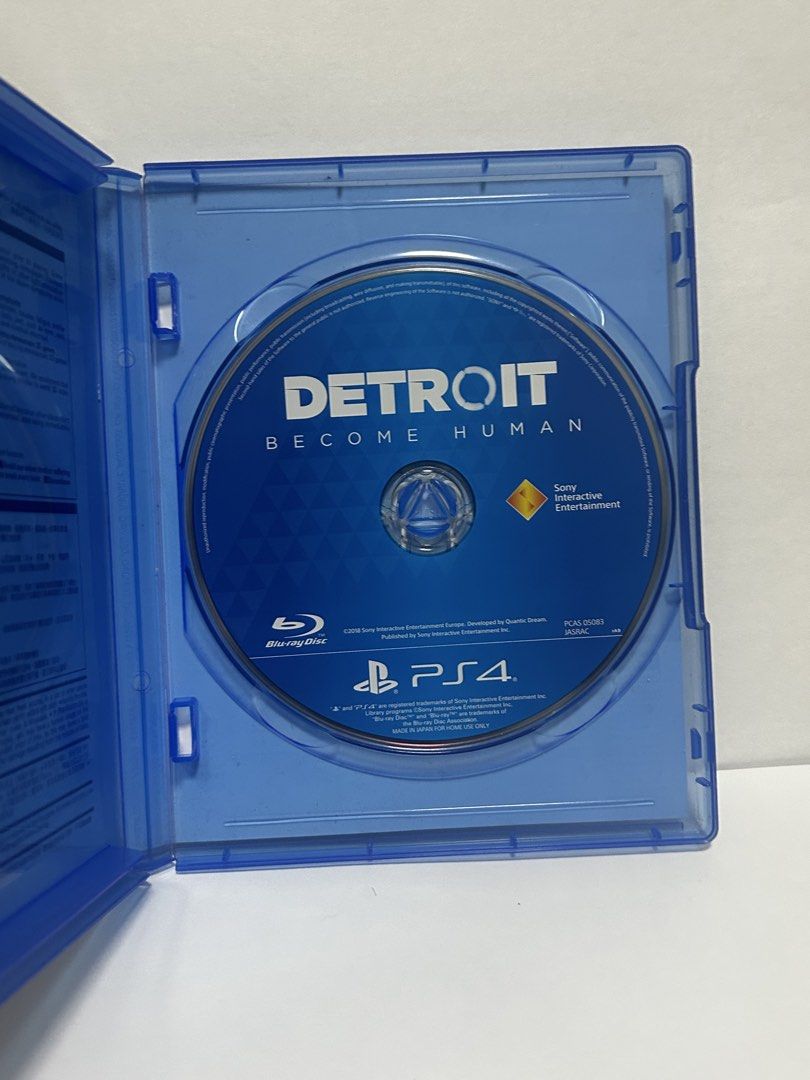 Detroit: Become Human PS4 (Category: PlayStation) located in Bulacan. Submitted by tiramisuiui (Listing ID 1470882258, Image 2). Description: Includes Detroit only, doesn’t include the other games mop and delivery: gcash and j&t.