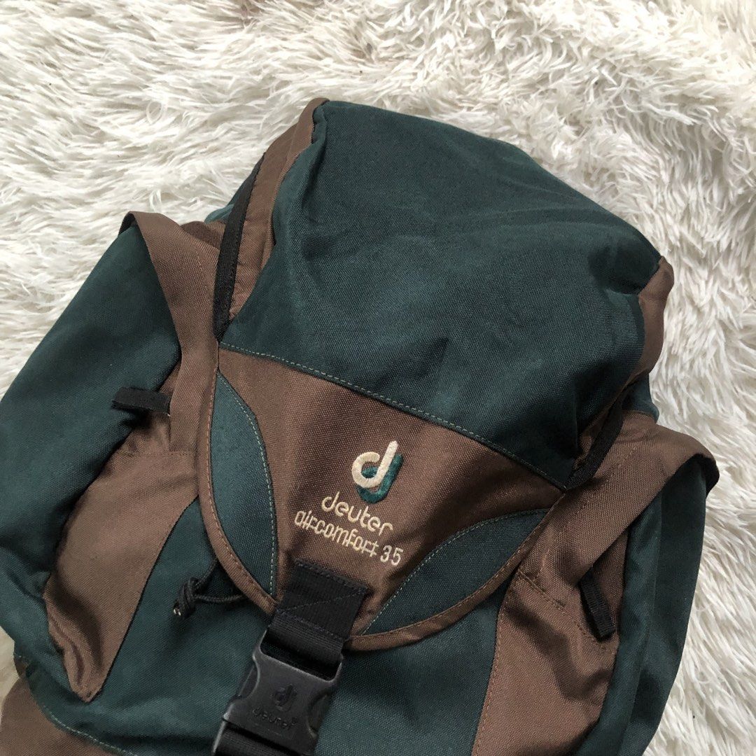 Deuter Outdoor 35L (Category: Backpacks) located in Dasmarinas. Submitted by cjtan26 (Listing ID 1470910590, Image 2). Description: Forsale Deuter Choco Brown 35L Bagpack Good Condition Check Details - 1k Loc Cavite Jnt / Lalamove .