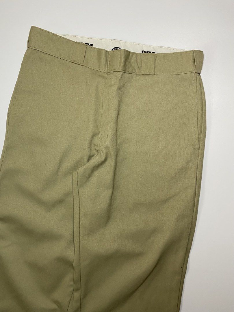 Dickies 874 (Category: Trousers) located in Bago City. Submitted by johnpaul_gidlayan (Listing ID 1470867390, Image 2). Description: Dickies 874 Item Details Size: 34 Lenght: 40 Leg Opening: 8.8 Rise: 11.5 Condition: Excellent condition (needwash) Color Rate: 9.5/10 Flaws: Stain and dirt (Item color vary due to lighting) — Price: 1100+sf.