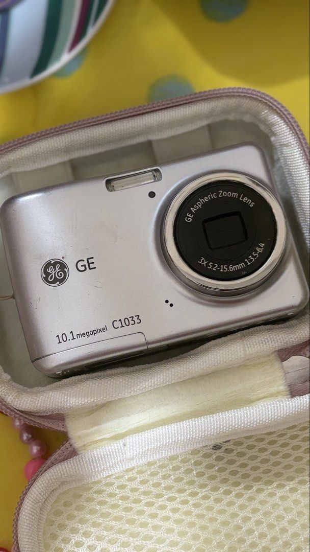 DIGICAM GE C1033 *Working & No issue (Category: Other Gadgets) located in Manila. Submitted by dominiquem37002 (Listing ID 1470859244, Image 2). Description: WORKING AND NO ISSSUE!! With sample pictures GE C1033 No scratches/screen burn With Flash RFS: Extra Camera Inclusion: Camera cover Charm With OTG Card Reader ( compatible for lightning /ios only) No SD card included .