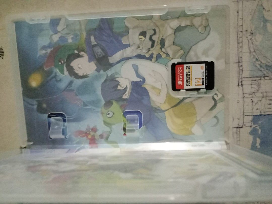 Digimon Story Cyber Sleuth Complete Edition Nintendo Switch (Category: Nintendo) located in Manila. Submitted by inari05 (Listing ID 1470874767, Image 3). Description: - Game: Digimon Story Cyber Sleuth Complete Edition for Nintendo Switch - Content: Includes both Cyber Sleuth and Hacker's Memory in one cartridge - Condition: Case and cartridge are clean, no scratches or damage, works great - Reason for selling: Finished the game, clearing shelf 