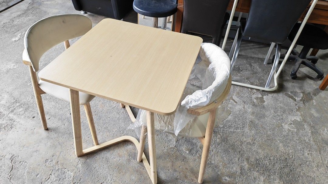 Dining table set (Category: Tables & Sets) located in Kuala Lumpur. Submitted by srproject (Listing ID 1470813757, Image 3). Description: 2 seater dining table set Size of table 2.5ft x 2.5ft Wooden materials Only 1 set In good condition Cash and carry.