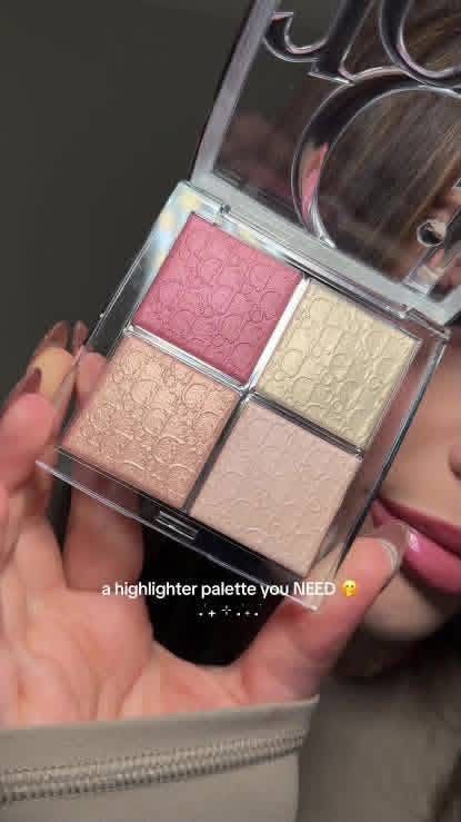 Dior Backstage Glow Maximizer Palette 004 Rosegold (Category: Makeup) located in Leyte. Submitted by modernpersephone (Listing ID 1470822667, Image 2). Description: - Brand: Dior - Product: Backstage Glow Maximizer Palette - Shades: 4 versatile shades ranging from soft pinks to warm bronzes - Formula: Powder with a signature embossed monogram design - Condition: Swatched once to check colors, otherwise untouched/brand new - Packaging: Comes with 