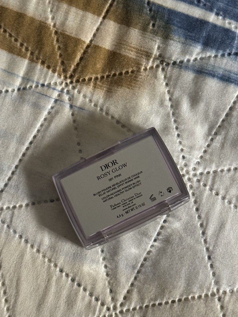 Dior Rosy Glow (Category: Makeup) located in Paranaque City. Submitted by rcas10 (Listing ID 1470820431, Image 2). Description: Shade 001 Pink Used but not abused.