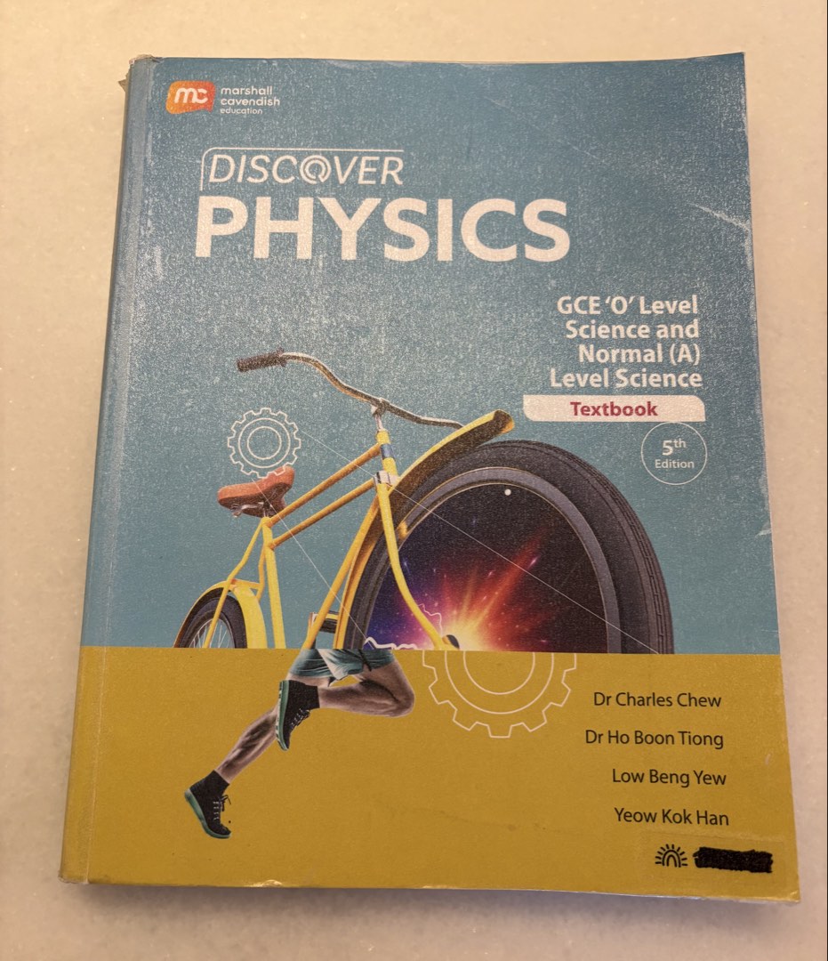 Discover Physics Textbook GCE O Level 5th Edition Marshall Cavendish ...