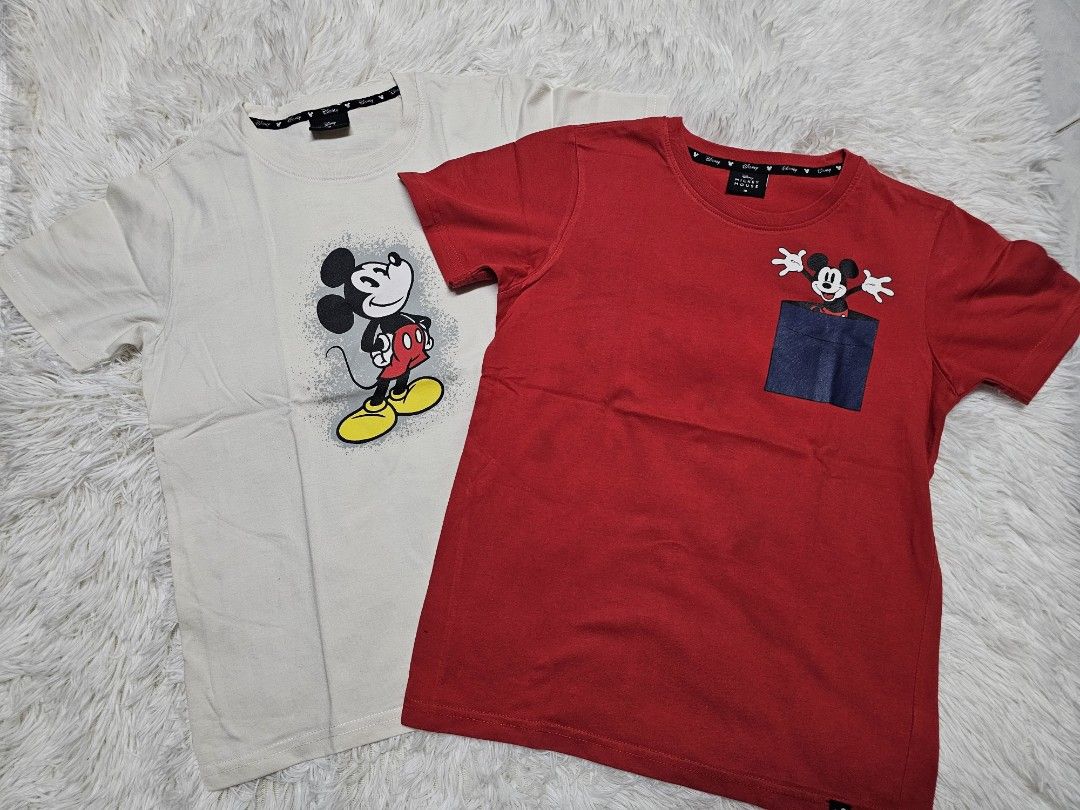 Disney Mickey Mouse T-Shirt Bundle Size 10 (Category: Babies & Kids Fashion) located in Malolos. Submitted by pitzdiaz (Listing ID 1470770677, Image 1). Description: FOR SALE ❗️❗️❗️ Original Disney Mickey Shirt (size 10) All from my son's budol 😁 These are preloved items, so please manage your expectations. Actual color and appearance may vary slightly due to lightning, photo angles, and device screen settings. Thank You so much ☺️ less than 50%