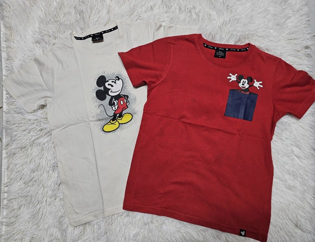 Disney Mickey Mouse T-Shirt Bundle Size 10 (Category: Babies & Kids Fashion) located in Malolos. Submitted by pitzdiaz (Listing ID 1470770677, Image 2). Description: FOR SALE ❗️❗️❗️ Original Disney Mickey Shirt (size 10) All from my son's budol 😁 These are preloved items, so please manage your expectations. Actual color and appearance may vary slightly due to lightning, photo angles, and device screen settings. Thank You so much ☺️ less than 50%