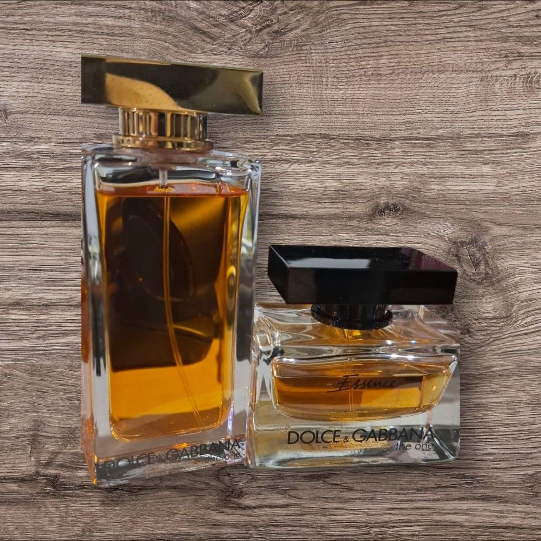 Dolce & Gabanna EDP for Women (Category: Fragrance & Deodorants) located in Bulacan. Submitted by ditchandswitch (Listing ID 1470800725, Image 2). Description: Dolce & Gabanna EDP for Women available in 2 variants: The One - 4799 Essence - 3799 or bundle pack no box 100% full juice level.