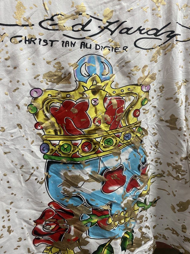 Don Edhardy y2k shirt (Category: Vintage Collectibles) located in Kalibo. Submitted by rvna23 (Listing ID 1470803711, Image 3). Description: Don Edhardy y2k vibe Large on tags 16 X 24.