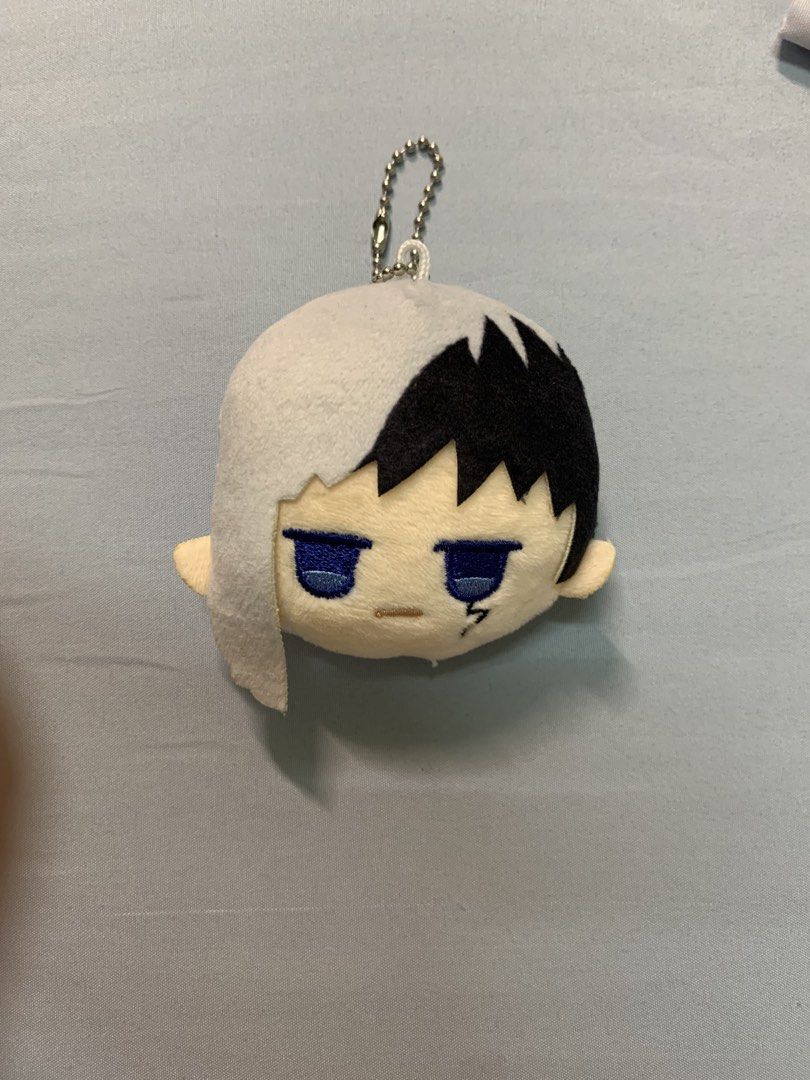Dr. STONE Gen Asagiri Plush Keychain (Category: Plushies & Soft Toys) located in Quezon City. Submitted by ayasevilla (Listing ID 1470748567, Image 1). Description: RFS: dupe (+ lf senku) - Literal kakabukas lang from packaging - Official Dr. STONE Gen Asagiri plush keychain - Features iconic half black and half white hair with embroidered blue eyes - Serious expression design - Includes original tag with anime logo and copyright info (safety pin