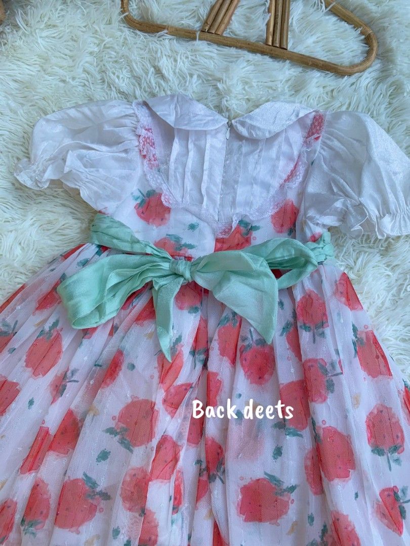 Dress strawberry (Category: Babies & Kids Fashion) located in General Santos City (Dadiangas). Submitted by happyhues_2021 (Listing ID 1470783612, Image 2). Description: .