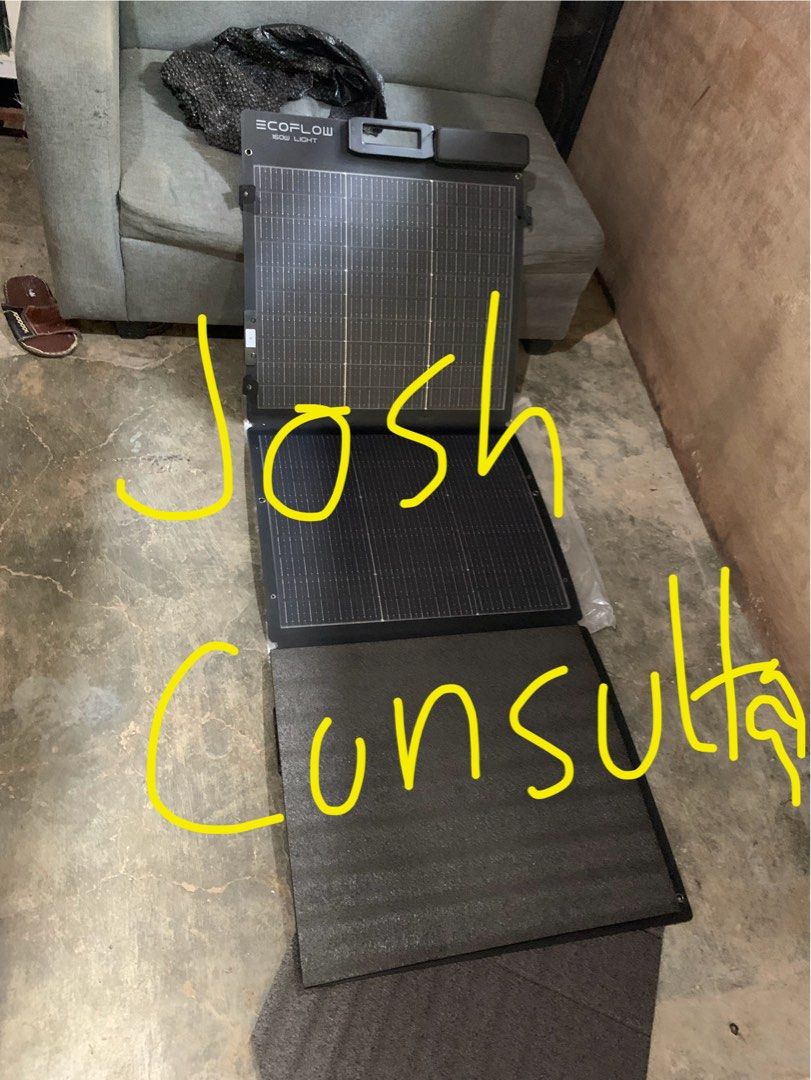EcoFlow 160W Light Portable Solar Panel Charger (Category: Other Home Appliances) located in Manila. Submitted by joshuavinc84748 (Listing ID 1470902349, Image 2). Description: ☀️ FOR SALE: EcoFlow 160W Portable Solar Panel Bifacial Selling my EcoFlow 160W Portable Solar Panel for ₱14,000 (Negotiable) basta kunin na ngayon. * Condition: Unused * Connector: XT60i * Location: Area H, San Jose del Monte, Bulacan RFS: Ngayon ko lang napansin na hindi