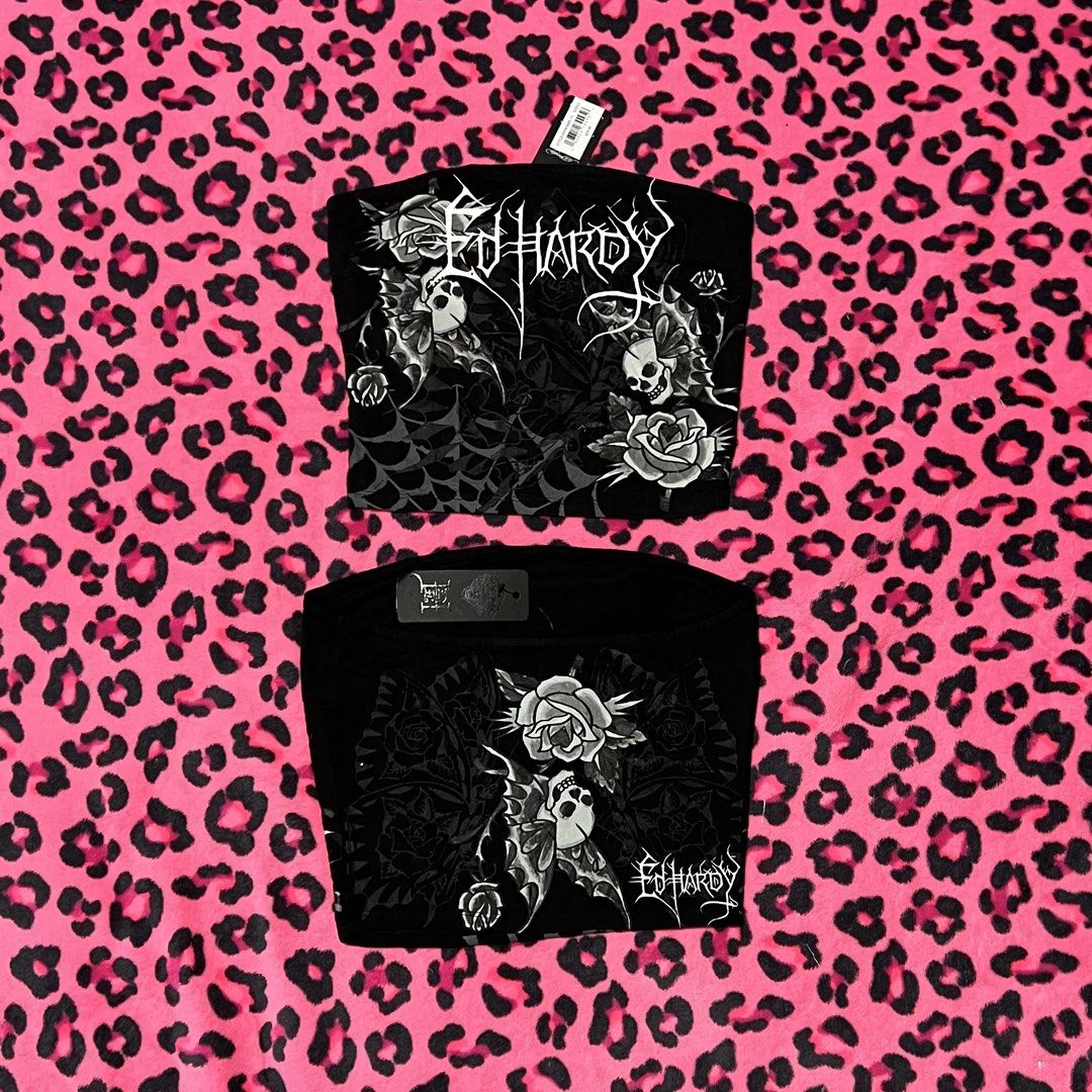 Ed hardy tube top (Category: Others Tops) located in Quezon City. Submitted by __bbbooo (Listing ID 1470770804, Image 1). Description: Ed hardy tube top size small ₱599.