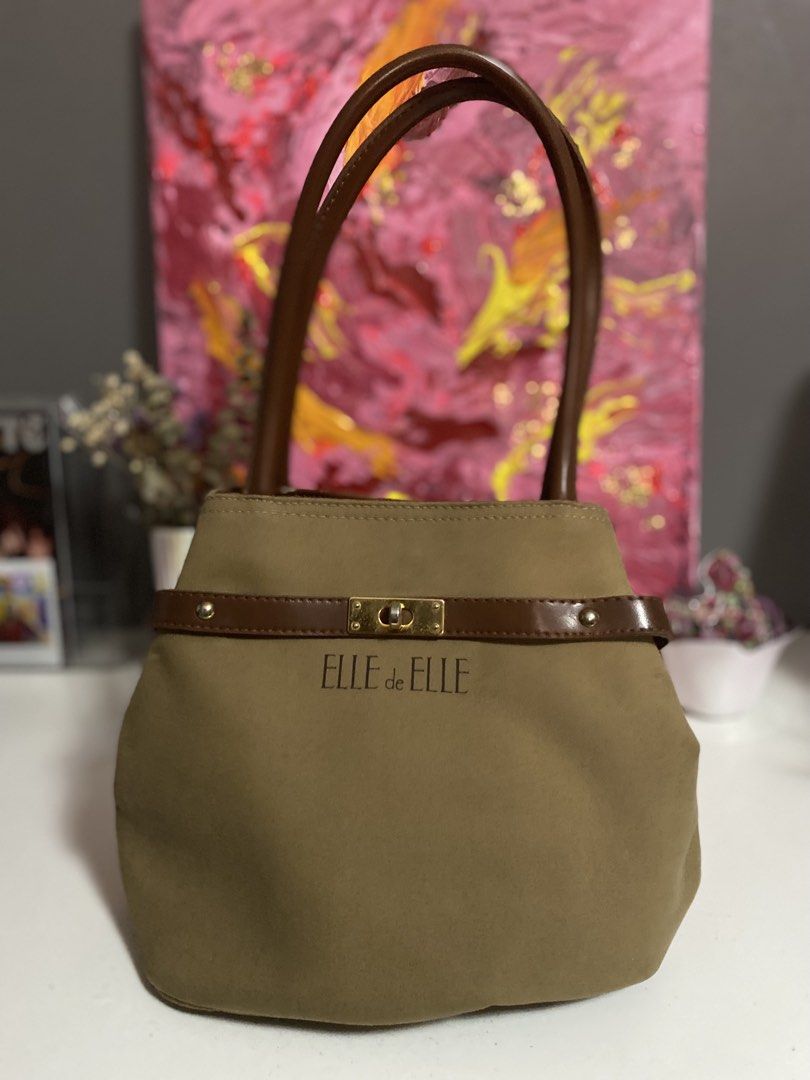 Elle Small Brown Bag (Category: Tote Bags) located in Manila. Submitted by bratzbaby (Listing ID 1470792302, Image 2). Description: LOC: MANILA MOP: GCASH MOD: JNT / LALAMOVE.