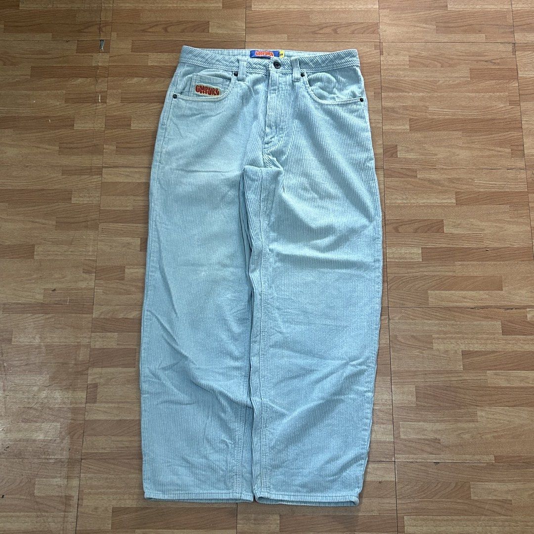 Empyre Light Washed Corduroy Pants (Category: Jeans) located in Manila. Submitted by offthebins (Listing ID 1470871173, Image 1). Description: 30x37x8 Minimal stains.