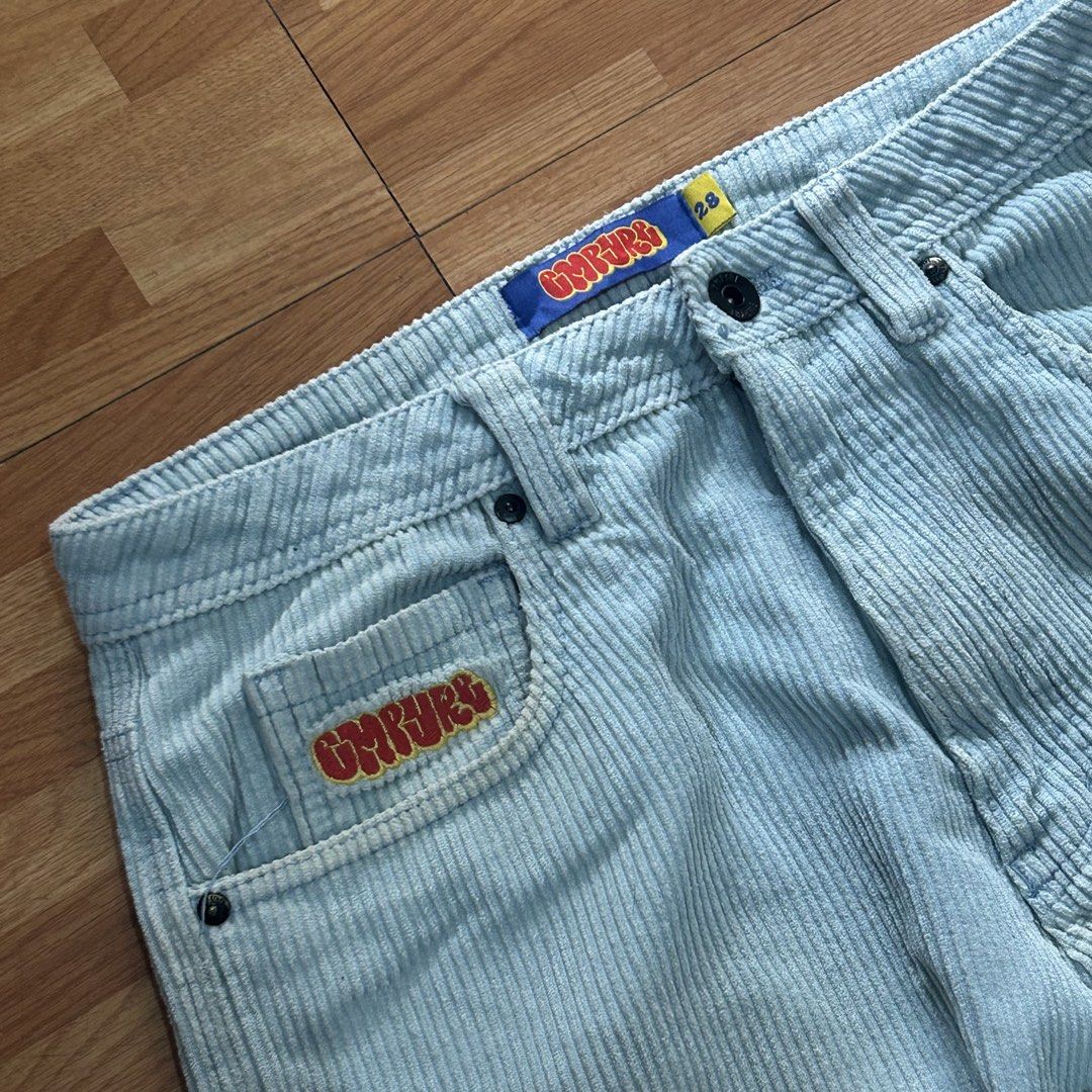 Empyre Light Washed Corduroy Pants (Category: Jeans) located in Manila. Submitted by offthebins (Listing ID 1470871173, Image 3). Description: 30x37x8 Minimal stains.