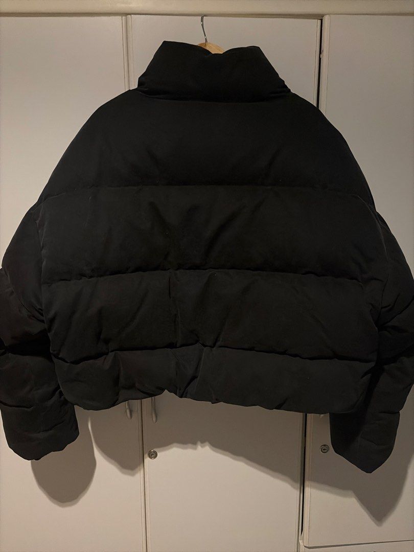Entire Studios MML Heavy Puffer Jacket Size M (Category: Coats, Jackets and Outerwear) located in Paranaque City. Submitted by thebespoketraveler (Listing ID 1470916996, Image 3). Description: - Brand: Entire Studios - Style: Puffer jacket with chunky quilted panels and high collar - Color: IronBlack - Size: Medium (M) - Condition: like New with theRealreal tag - Materials: 100% cotton outer and lining - Fill: 700 loft (90% duck down, 10% duck fe