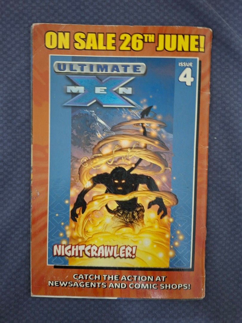 Essential X-Men #101 Marvel Comics (Category: Comics & Manga) located in San Fernando. Submitted by silverforest-63a2 (Listing ID 1470865655, Image 2). Description: Essential X-Men #101. Marvel Comics for 200php. Includes Maximum Security: Dangerous Planet #1 and Uncanny X-Men #387 Issue: detached cover Don't hesitate to ask for more photos Mode/s of payment: Gcash or COD/COP (For LBC Only) Delivery: Preferably J&T. Drop-off on Saturdays Delivery