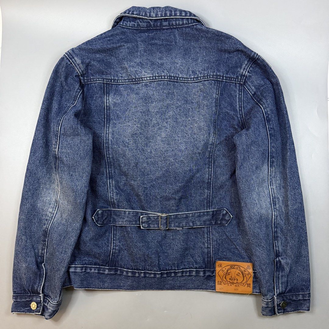Evisu - Evisu Jeans - Embroidered Denim Jacket (Category: Coats, Jackets and Outerwear) located in Paranaque City. Submitted by millennial_goodz (Listing ID 1470910119, Image 3). Description: WTS Evisu - Evisu Jeans - Embroidered Denim Jacket Size XL Dimensions: 20.5" / 24.5" Excellent to new condition Authentic DM.