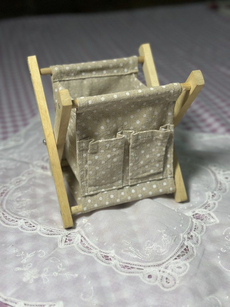 Fabric Storage Rack, Foldable (Category: Accessory Holder, Box & Organizers) located in Davao. Submitted by favoritepreloved (Listing ID 1470857058, Image 1). Description: 💜 Fix price 💜 17cm height x 13cm x 25cm.