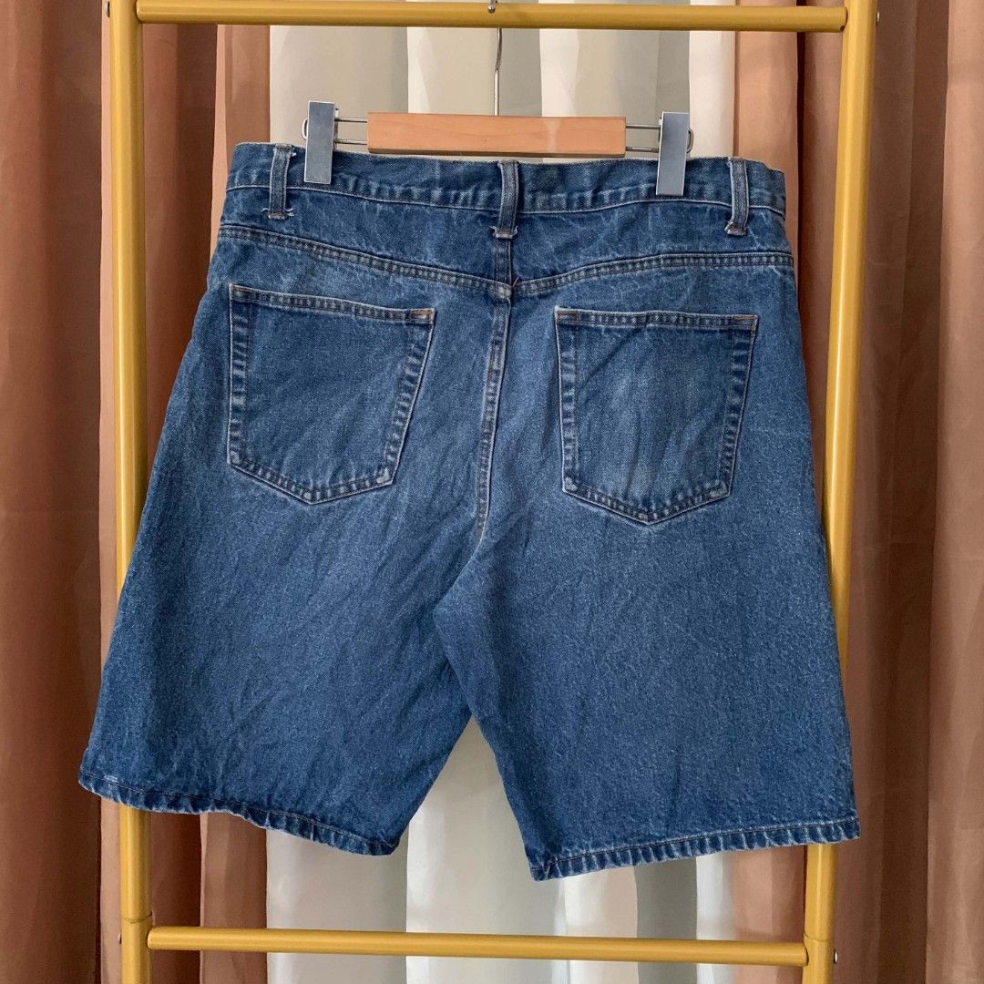 FADED GLORY DENIM JORTS (Category: Jeans) located in Binalonan. Submitted by thrift_on2022 (Listing ID 1470877006, Image 2). Description: W - 34 L - 20 HEM - 10 Excellent condition ✅ Send offers directly📩.