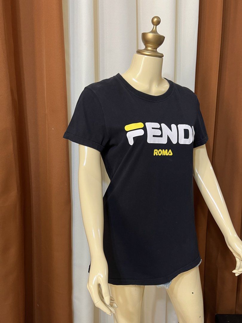 Fendi Shirt (Category: Luxury Apparel) located in Cebu City. Submitted by sexyclosetph2.0 (Listing ID 1470857329, Image 3). Description: Like new condition Black in actual Color rate 10/10 Large on tag Fits med-large No issues Super ni e in actual .