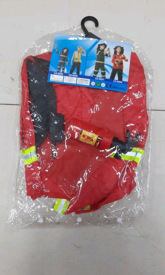 Firefighter costume for kids (Category: Babies & Kids Fashion) located in Manila. Submitted by bongsy999mall (Listing ID 1470783780, Image 3). Description: .