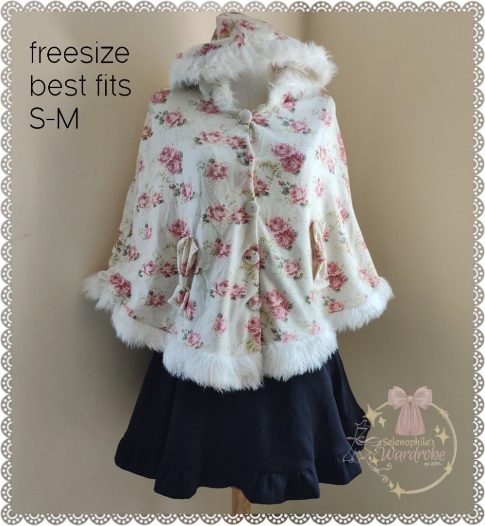 Floral Himekaji Poncho (Category: Others Tops) located in Batangas. Submitted by selenophile__ (Listing ID 1470923431, Image 1). Description: .