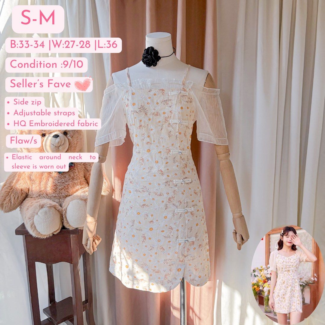 Floral Mini Dress (Category: Dresses) located in Calamba. Submitted by Ashantyscollezion (Listing ID 1470785852, Image 1). Description: ✏️ 𝘒𝘪𝘯𝘥𝘭𝘺 𝘕𝘰𝘵𝘦: - 𝘗𝘭𝘦𝘢𝘴𝘦 𝘤𝘩𝘦𝘤𝘬 𝘢𝘭𝘭 𝘥𝘦𝘵𝘢𝘪𝘭𝘴 𝘪𝘯 𝘵𝘩𝘦 𝘤𝘢𝘱𝘵𝘪𝘰𝘯𝘴. - 𝘋𝘪𝘮𝘦𝘯𝘴𝘪𝘰𝘯𝘴 𝘢𝘭𝘳𝘦𝘢𝘥𝘺 𝘰𝘯 𝘵𝘩𝘦 𝘱𝘩𝘰𝘵𝘰. -𝘱𝘦𝘵𝘵𝘪𝘤𝘰𝘢𝘵, 𝘳𝘪𝘣𝘣𝘰𝘯 𝘢𝘯𝘥 𝘰𝘵𝘩𝘦𝘳 𝘴𝘵𝘺𝘭𝘪𝘯𝘨 𝘪𝘵𝘦𝘮𝘴 𝘢𝘳𝘦 𝘯𝘰𝘵 𝘪𝘯𝘤𝘭𝘶𝘥𝘦𝘥. 𝘍𝘰𝘳 𝘧𝘭𝘢𝘸𝘴 𝘢𝘯𝘥 𝘰𝘵𝘩𝘦𝘳 𝘪