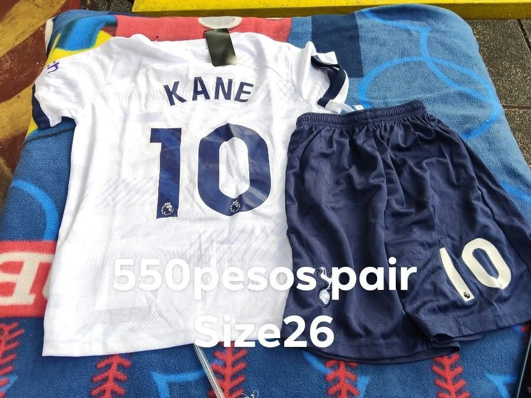 Football Jersey Set (Category: Activewear) located in Caloocan City. Submitted by kaymatias (Listing ID 1470770424, Image 1). Description: - Brand new with tags (never worn) football jersey set see pic,ñturew,with respective prices north caloocan area.
