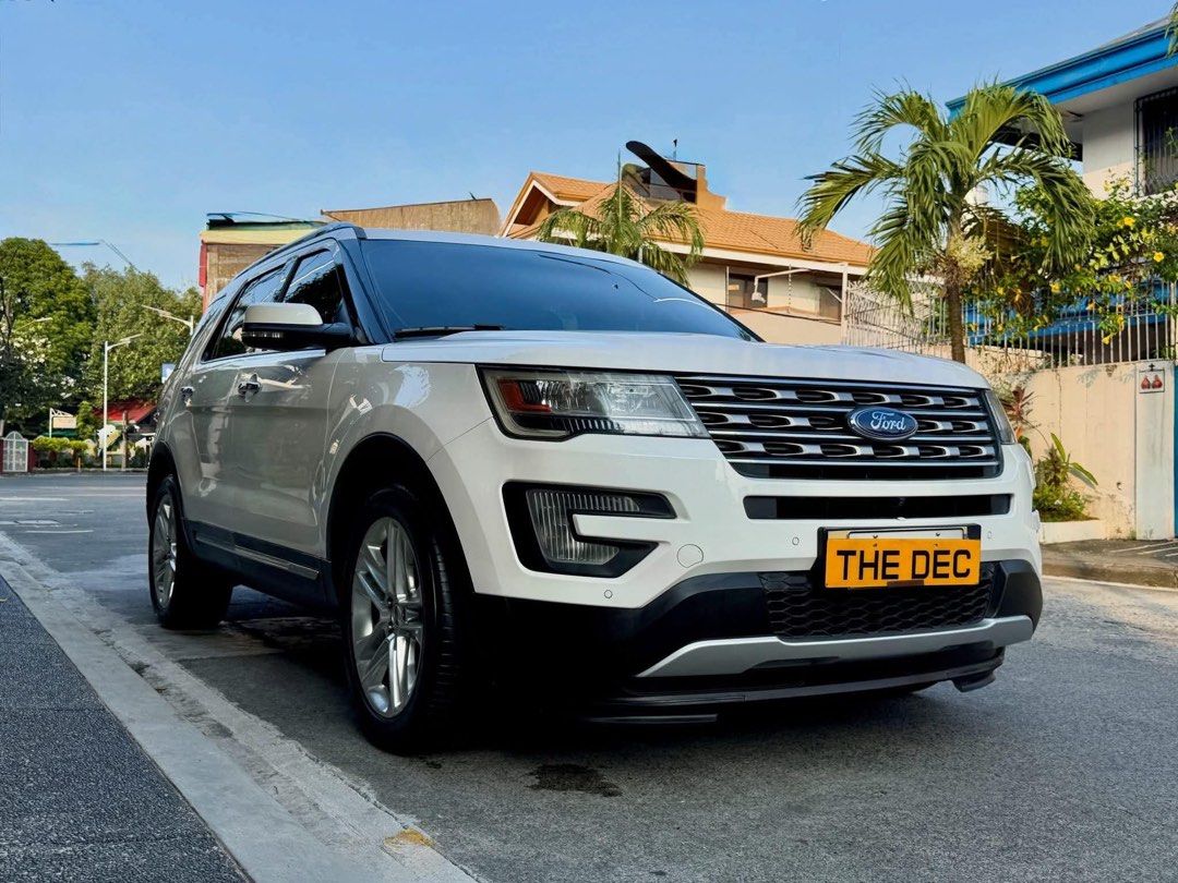 Ford Explorer 2.3 EcoBoost Auto (Category: Used Cars) located in Manila. Submitted by quality_cars (Listing ID 1470799018, Image 2). Description: FOR SALE - Guaranteed Best Buy! ✅ Brand: Ford Model: Explorer 2.3 EcoBoost Year Model: 2017 Model Transmission: AUTOMATIC Color: White Fuel Type: Gas Mileage: 55K Casa Maintained Ending Plate: “3” Tuesday Coding MY SELLING PRICE: 703k Trade In Ok, Financing Ok 2.3 Gas EcoBoost Engine 4x4 All Stock All L