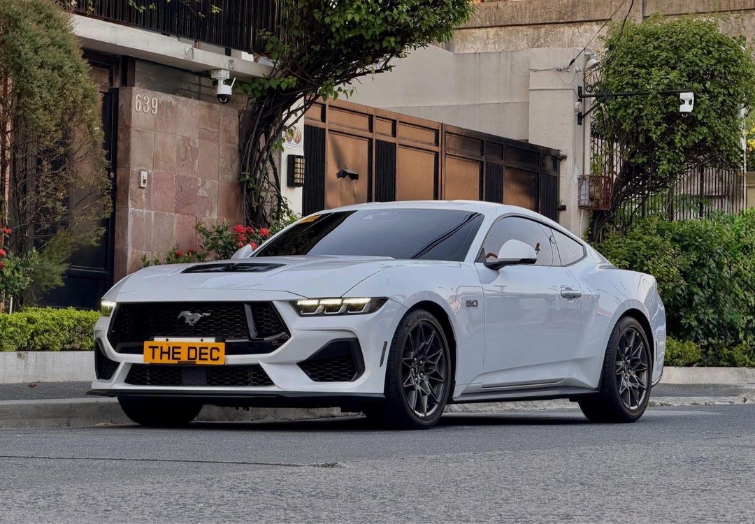 Ford Mustang 5.0 GT V8 Auto (Category: Used Cars) located in Manila. Submitted by quality_cars (Listing ID 1470797178, Image 2). Description: FOR SALE - Guaranteed Best Buy! Brand: Ford Model: Mustang 5.0 GT V8 Year Model: 2025 Model (Latest Model) Transmission: Automatic Color: White Fuel Type: Gasoline Mileage: 4k Guaranteed Legit Mileage Only Ending Plate: “0” Friday Coding MY SELLING PRICE: 3.478m Trade In Ok, Financing Ok Latest Model All St