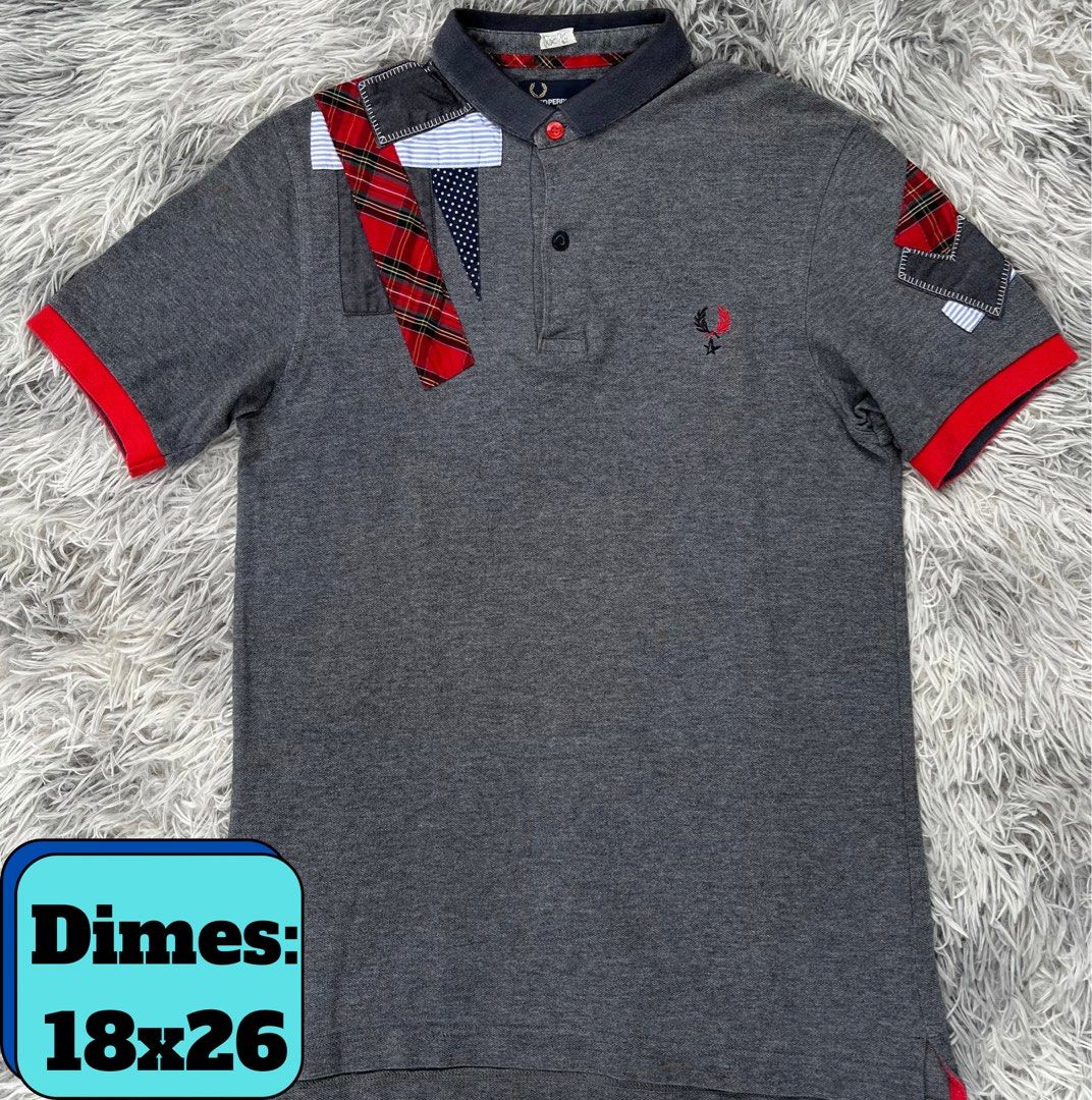 Fred Perry Polo Shirt (Category: Tshirts & Polo Shirts ) located in Lipa City. Submitted by kent.finds (Listing ID 1470877221, Image 1). Description: Dimension: 📏W 18 📏L 26 Color Rate: 10/10 📌 As New Condition 💸 Mine : ₱1,200 + Shipping Fee🚚 Issue: ❌.
