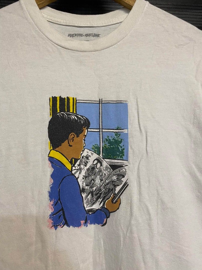 fucking awesome (Category: Tshirts & Polo Shirts ) located in Bacoor. Submitted by theplugthrifted (Listing ID 1470837991, Image 2). Description: Fucking Awesome - size medium 20x28.5 very good condition 9/10 - ₱750+sf - cavite location unli vouch dm 📥.