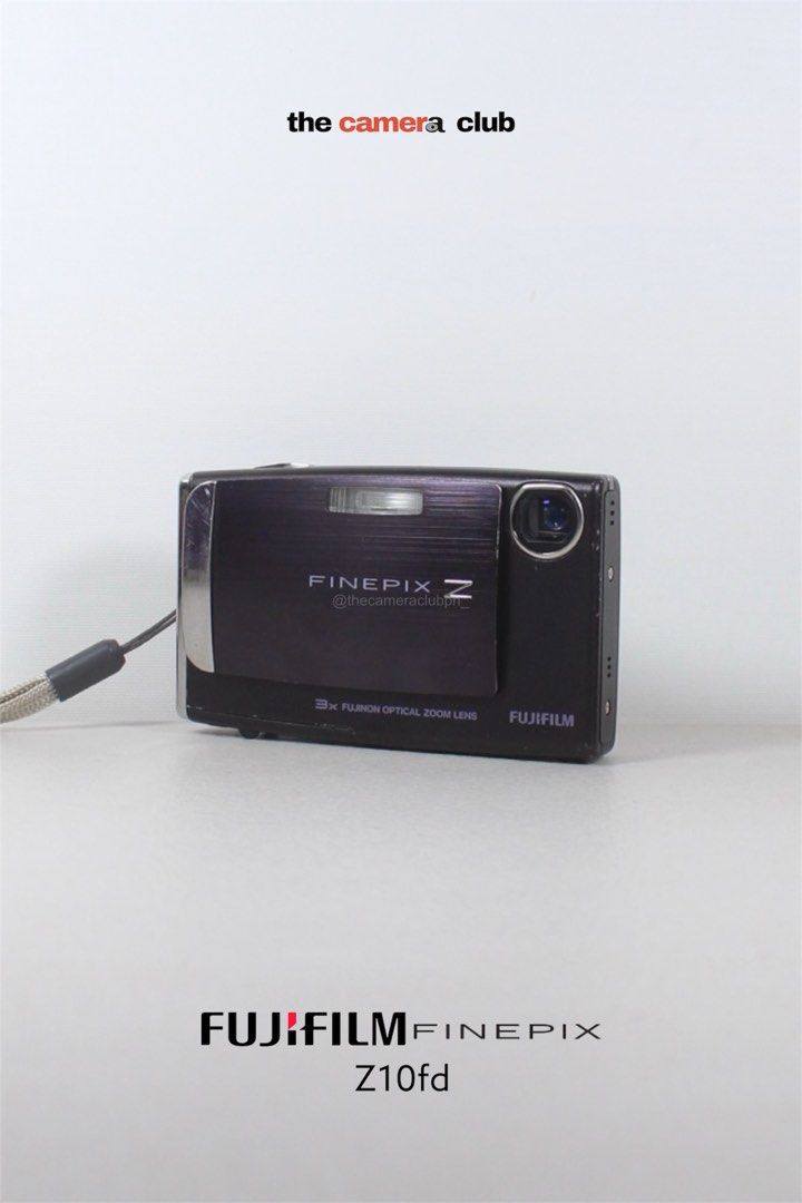 Fujifilm FinePix Z10fd 7.2 MP Digital Camera (Category: Cameras) located in Tarlac. Submitted by thecouclub (Listing ID 1470846712, Image 1). Description: Fujifilm FinePix Z10fd 7.2 MP Digital Camera ♡ ̆̈ CCD sensor ♡ ̆̈ built-in flash working ♡ ̆̈ movie mode ♡ ̆̈ digital image stabilization ♡ ̆̈ scene modes (portrait, night, etc.) ♡ ̆̈ face detection ♡ ̆̈ anti-blur ♡ ̆̈ finepix color ♡ ̆̈ 3x optical zoom ♡ ̆̈ 4.8x digital zoom ♡ ̆̈ 2.5” LCD disp