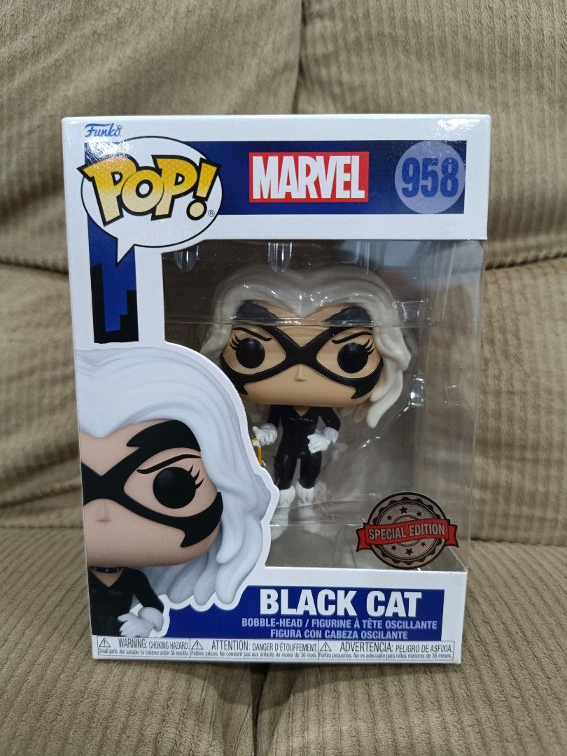 Funko Pop Marvel Black Cat (Category: Action & Battle Toys) located in Manila. Submitted by calvin3teri (Listing ID 1470895381, Image 1). Description: 2000 NOOB Grab/Lalamove only ( buyer will book and shoulder fee ) MOP: Gcash .