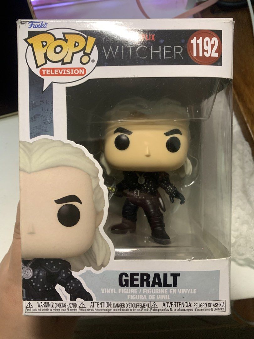 Funko Pop! Television Geralt The Witcher Netflix (Category: Designer & Blind Box Toys) located in Pasig City. Submitted by metagrease.6 (Listing ID 1470887082, Image 1). Description: Funko Pop! Television Geralt The Witcher Netflix - with box - slight creasing on box - no issues Can send more pics if needed! Location: Pasig RFS: Decluttering MOP: Gcash or Maya MOD: Lalamove or J&T. SF/delivery to be shouldered by buyer Thank you! :3.